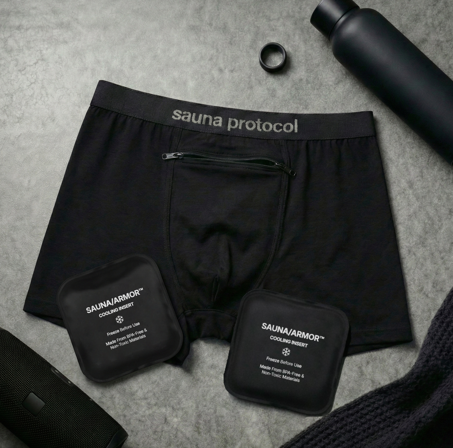 SaunaArmor™ Cooling Briefs 100% Cotton